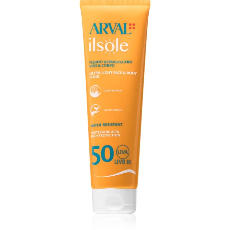 Arval IlSole Ultralight Face & Body Fluid флуид за тяло и лице SPF 50 150 мл.