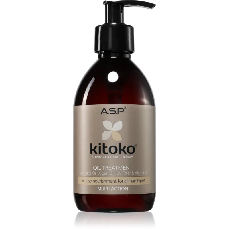 ASP kitoko Oil Treatment интензивно подхранващо олио за всички видове коса 290 мл.