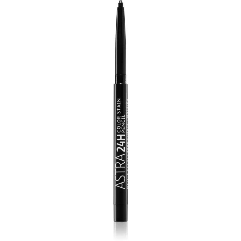 Astra Make-up 24h Color-Stain дълготраен молив за очи цвят Black 12 гр.