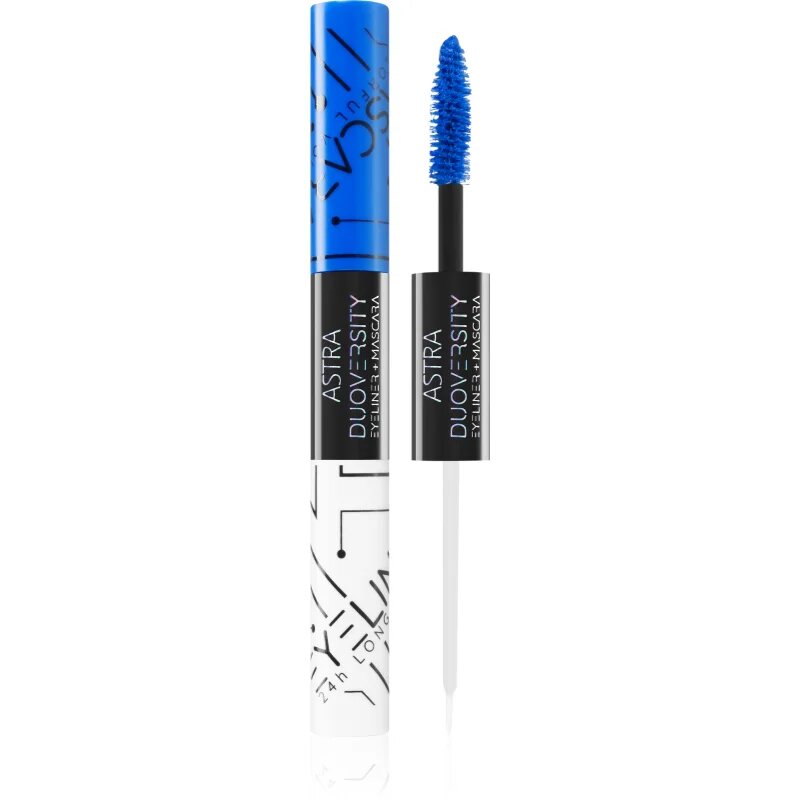 Astra Make-up Duoversity спирала и очна линия 2 в 1 цвят 01 Cryogenic Love 2x35 мл.