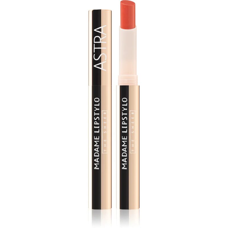 Astra Make-up Madame Lipstylo The Sheer бляскаво червило за обем на устните цвят 02 Voilà Le Nude 2 гр.