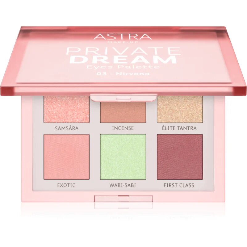 Astra Make-up Private Dream Palette палитра сенки за очи цвят 03 - Nirvana 1 бр.