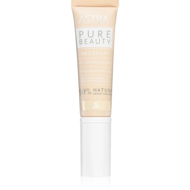 Astra Make-up Pure Beauty BB Cream хидратиращ BB крем цвят 02 Light 30 мл.