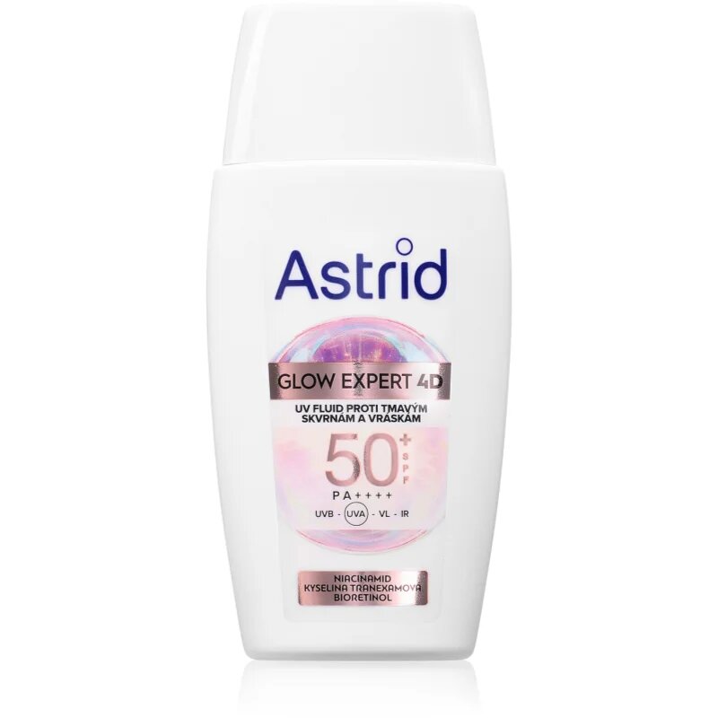 Astrid Glow Expert ултра лек флуид Против тъмни петна 50 мл.