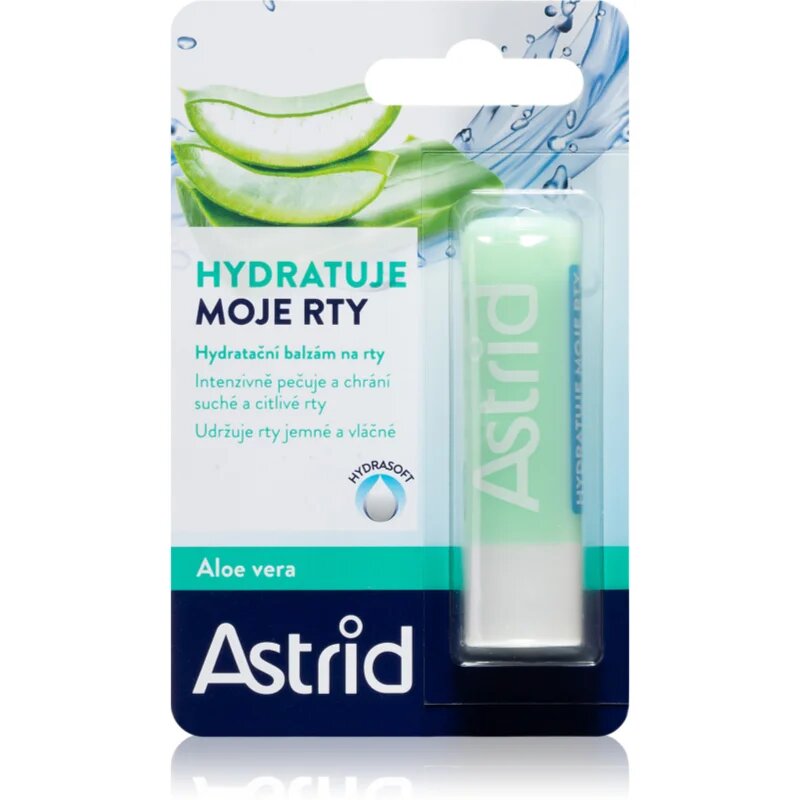 Astrid Lip Care хидратиращ балсам за устни с алое вера 4.8 гр.