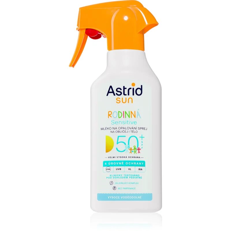 Astrid Sun мляко за загар за всички видове кожа 270 мл.