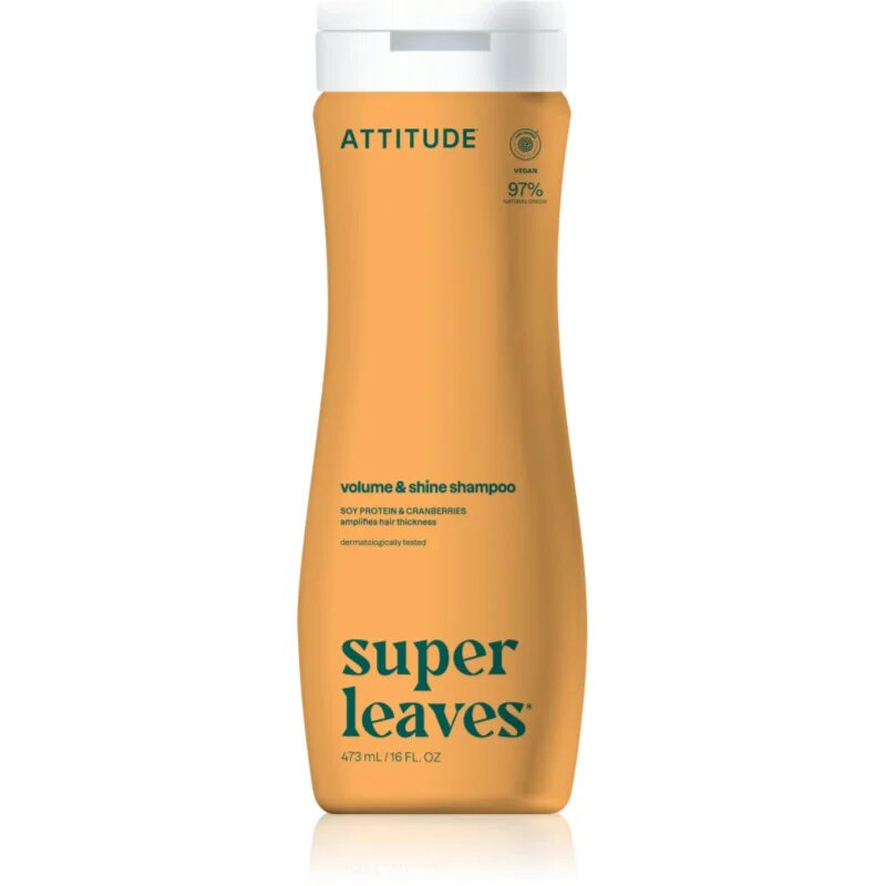 Attitude Super Leaves Volume & Shine шампоан за обем и блясък 473 мл.
