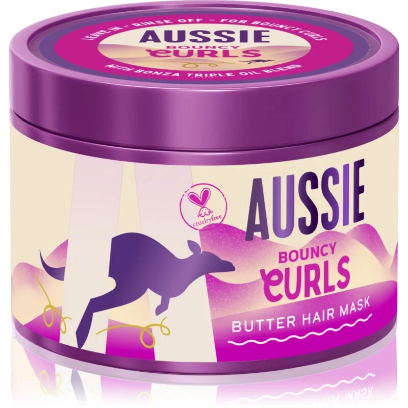 Aussie Bouncy Curls хидратираща маска за къдрава коса 500 мл.