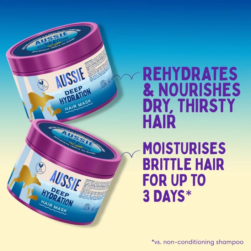 Aussie Deep Hydration Hair Mask интензивна хидратираща маска за суха и увредена коса 500 мл.