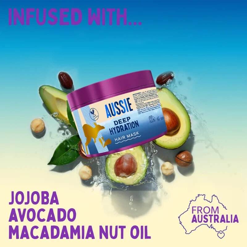 Aussie Deep Hydration Hair Mask интензивна хидратираща маска за суха и увредена коса 500 мл.