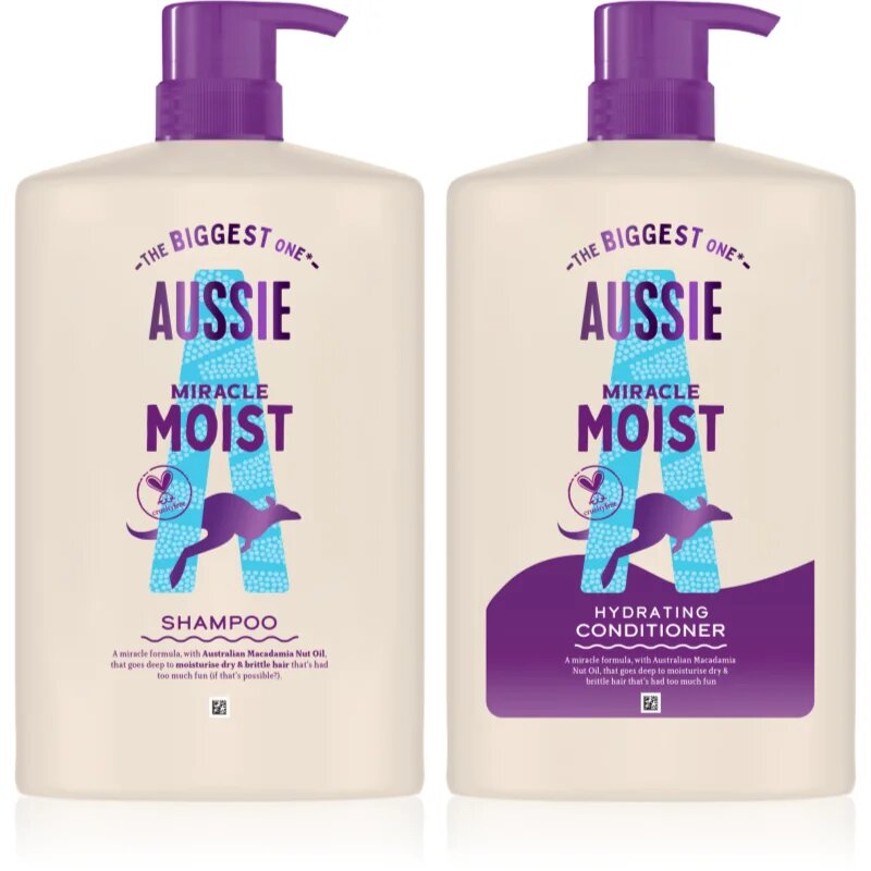 Aussie Miracle Moist комплект за хидратация и блясък