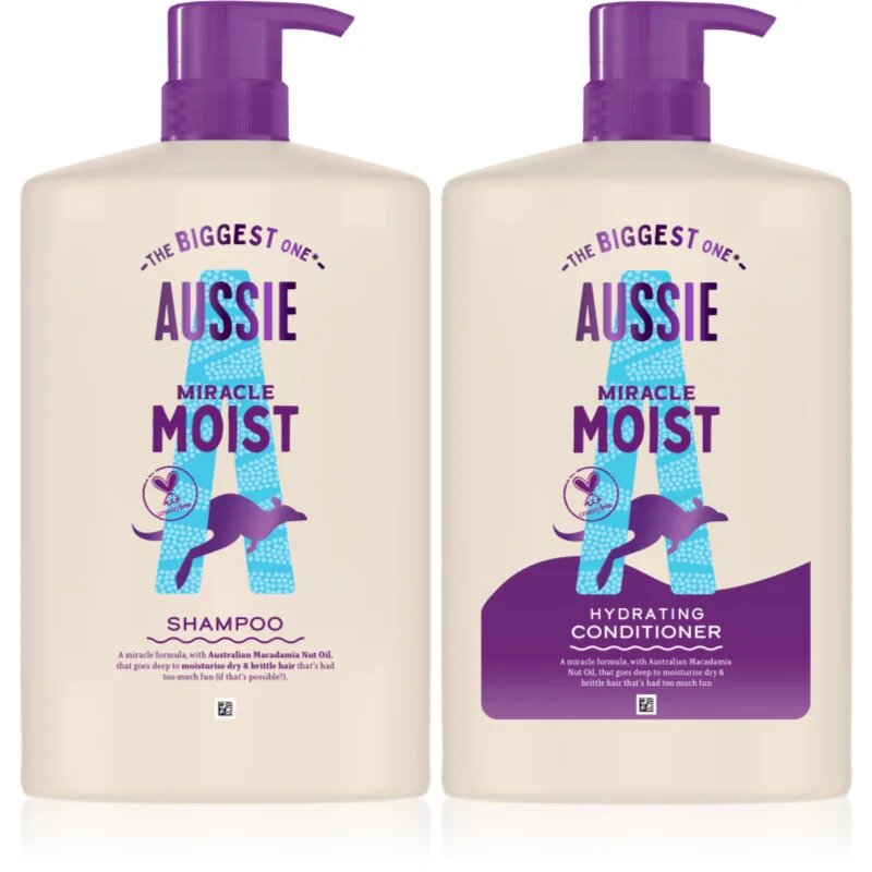 Aussie Miracle Moist комплект за хидратация и блясък