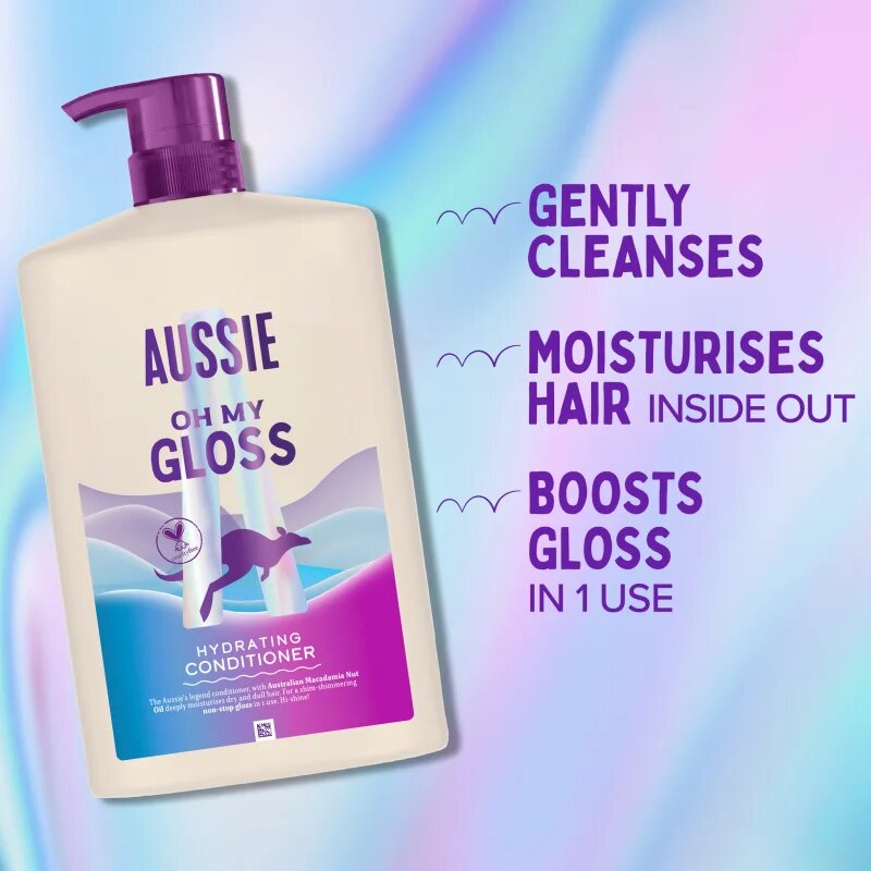 Aussie Oh My Gloss Hydrating Conditioner озаряващ и хидратиращ балсам 1000 мл.