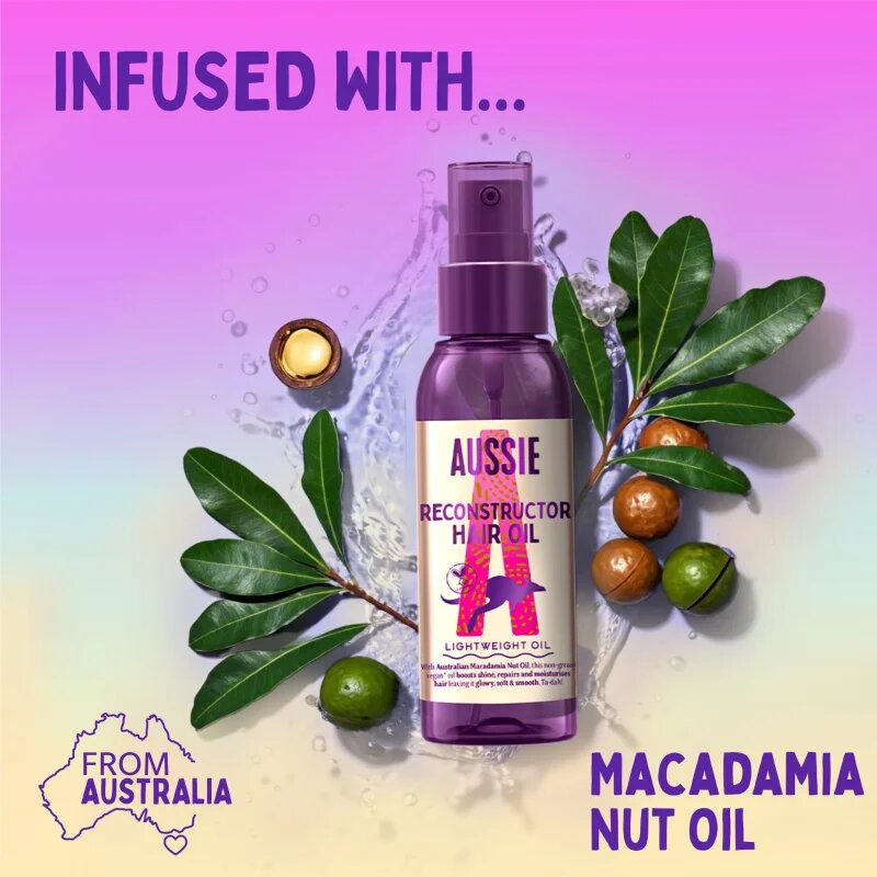 Aussie Reconstructor Hair Oil хидратиращо олио За коса 100 мл.