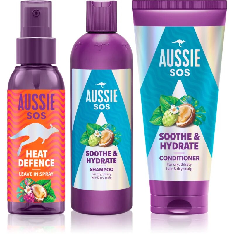 Aussie SOS Sooth & Hydrate комплект за интензивна хидратация За коса