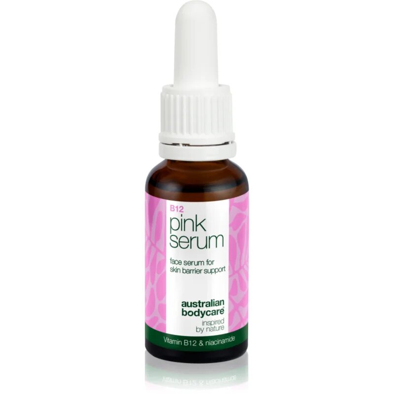 Australian Bodycare B12 Pink Serum озаряващ серум против бръчки за укрепване на кожната бариера 30 мл.
