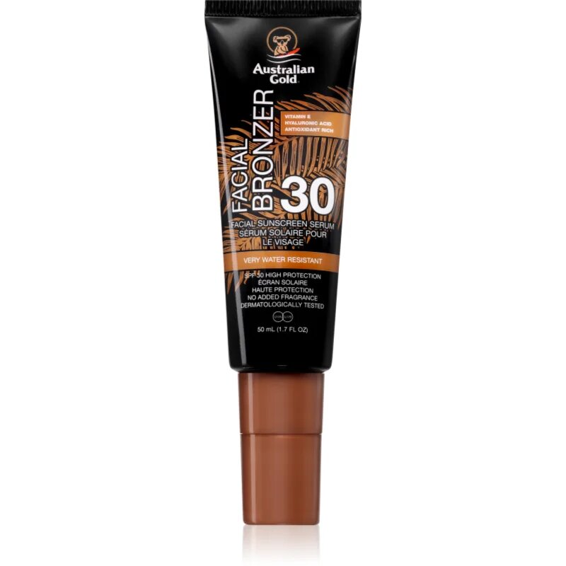 Australian Gold Facial Bronzer серум с бронзър SPF 30 50 мл.
