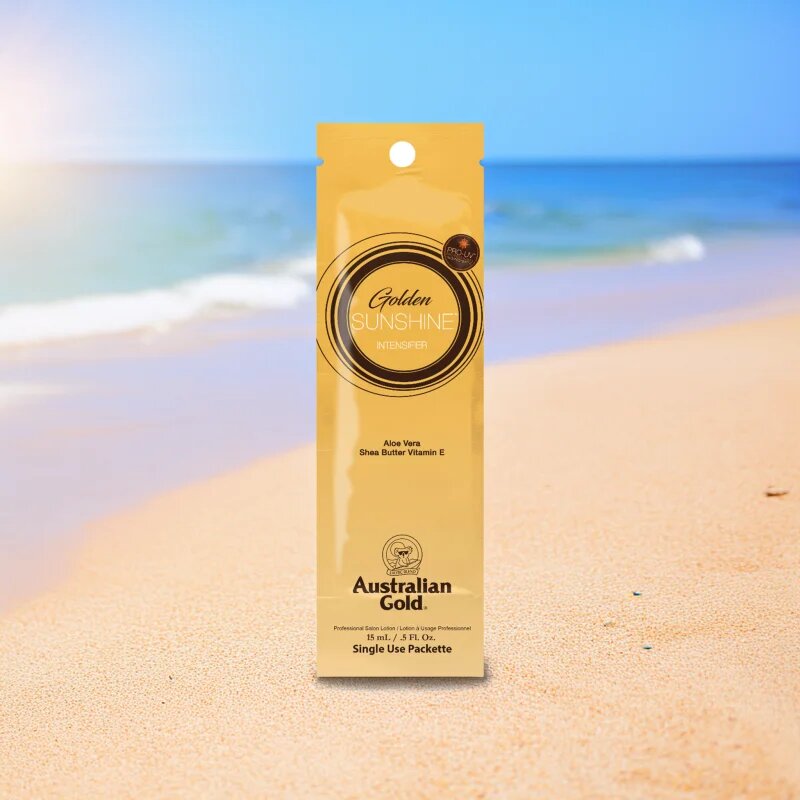 Australian Gold Gold Sunshine бронзиращо мляко за защита на тена 15 мл.