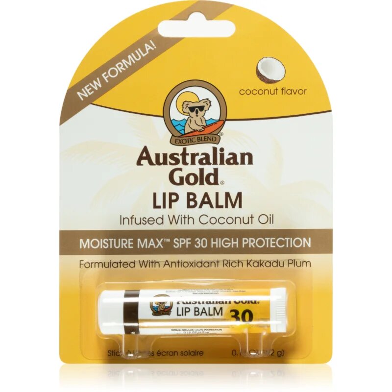 Australian Gold Moisture Max попълващ балсам за устни SPF 30 4.2 гр.
