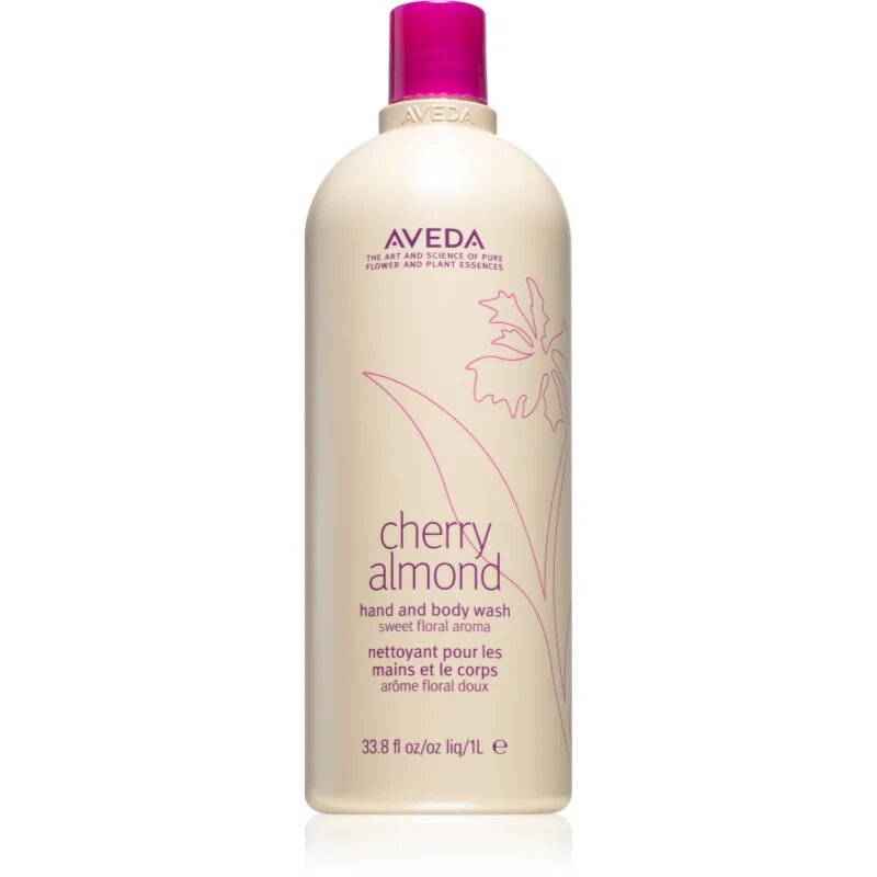 Aveda Cherry Almond Hand and Body Wash овлажняващ душ гел за ръце и тяло 1000 мл.