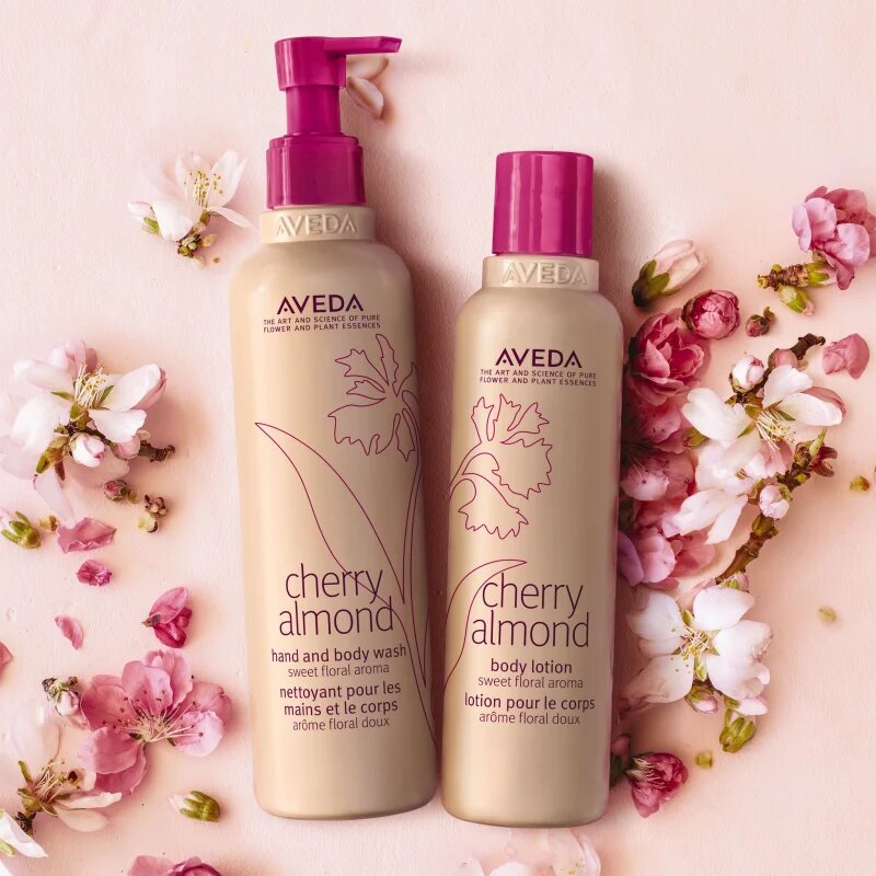 Aveda Cherry Almond Hand and Body Wash овлажняващ душ гел за ръце и тяло 1000 мл.