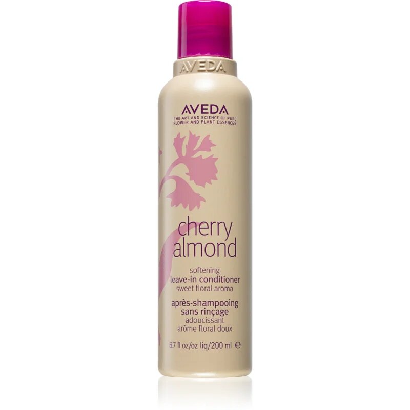 Aveda Cherry Almond Softening Leave-in Conditioner укрепваща грижа без отмиване за блясък и мекота на косата 200 мл.