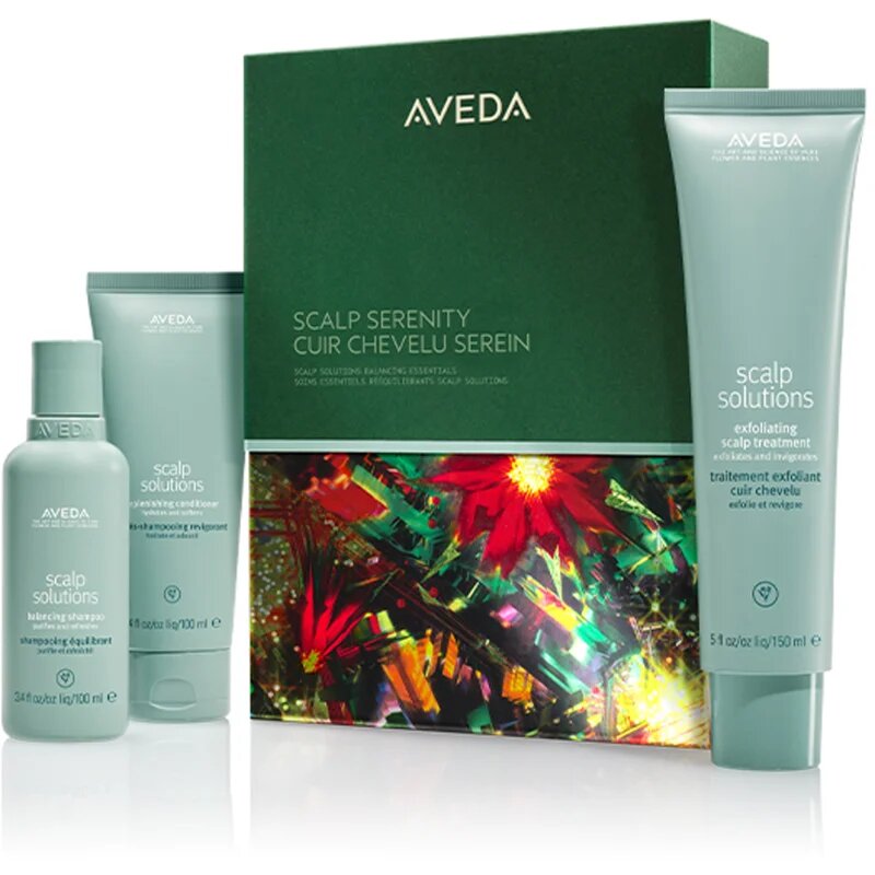 Aveda Holiday Scalp Serenity: Scalp Solutions™ Balancing Essentials коледен подаръчен комплект За коса