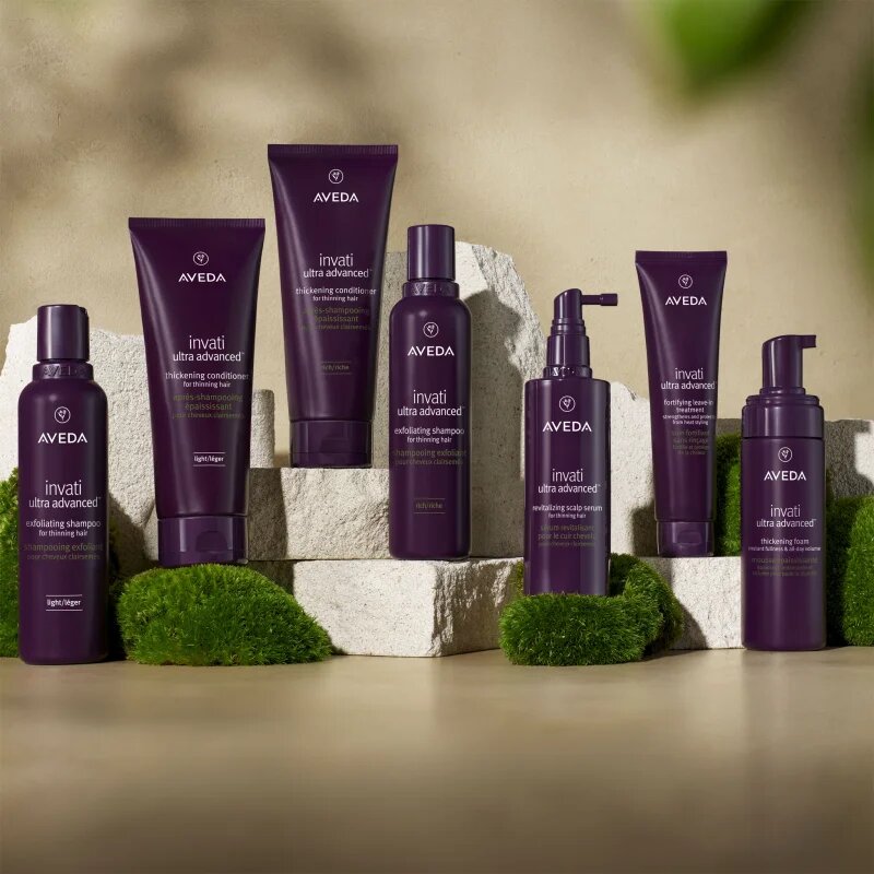 Aveda Invati Ultra Advanced™ Thickening Conditioner Rich интензивен балсам за тънка и изтощена коса 1000 мл.