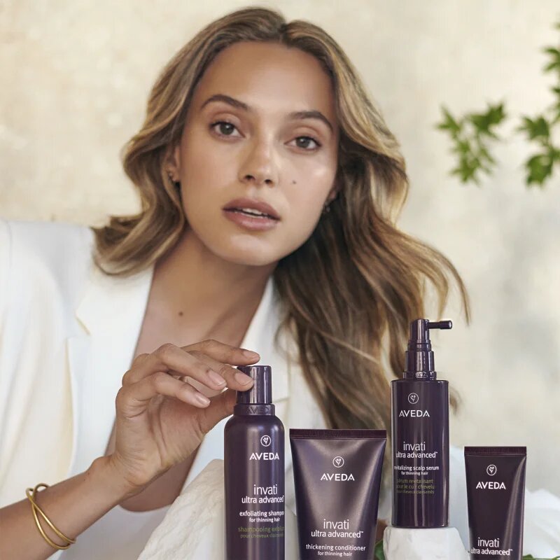 Aveda Invati Ultra Advanced™ Thickening Conditioner Rich интензивен балсам за тънка и изтощена коса 1000 мл.