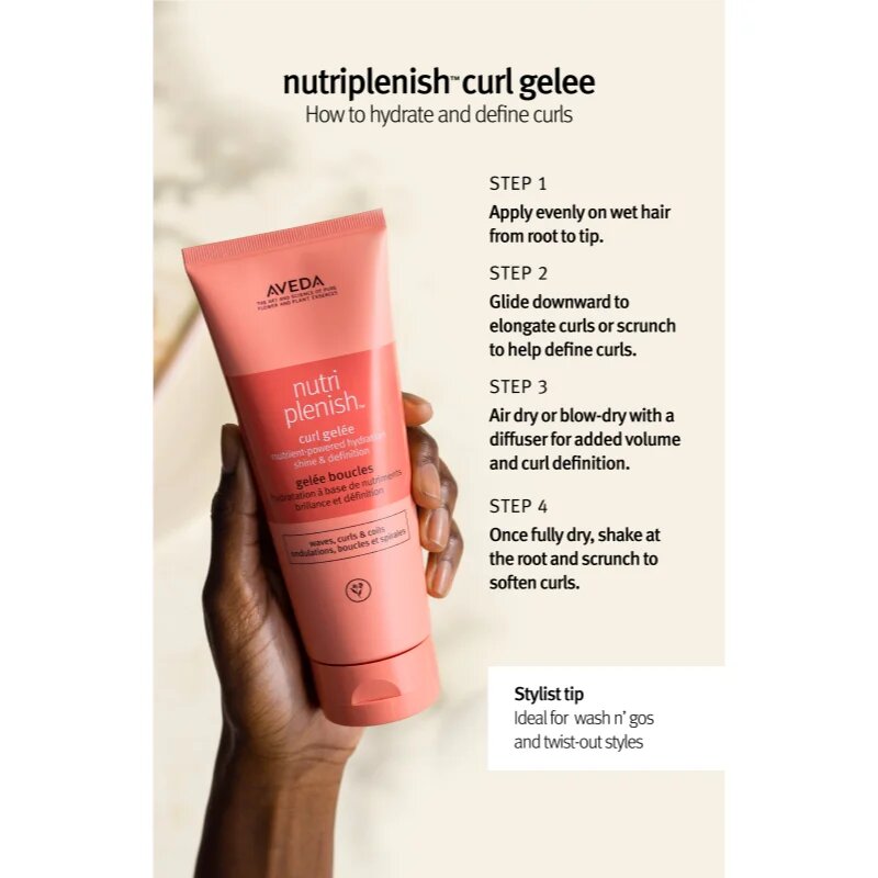 Aveda Nutriplenish™ Curl Gelée хидратиращ гел за дефиниране на вълни 40 мл.