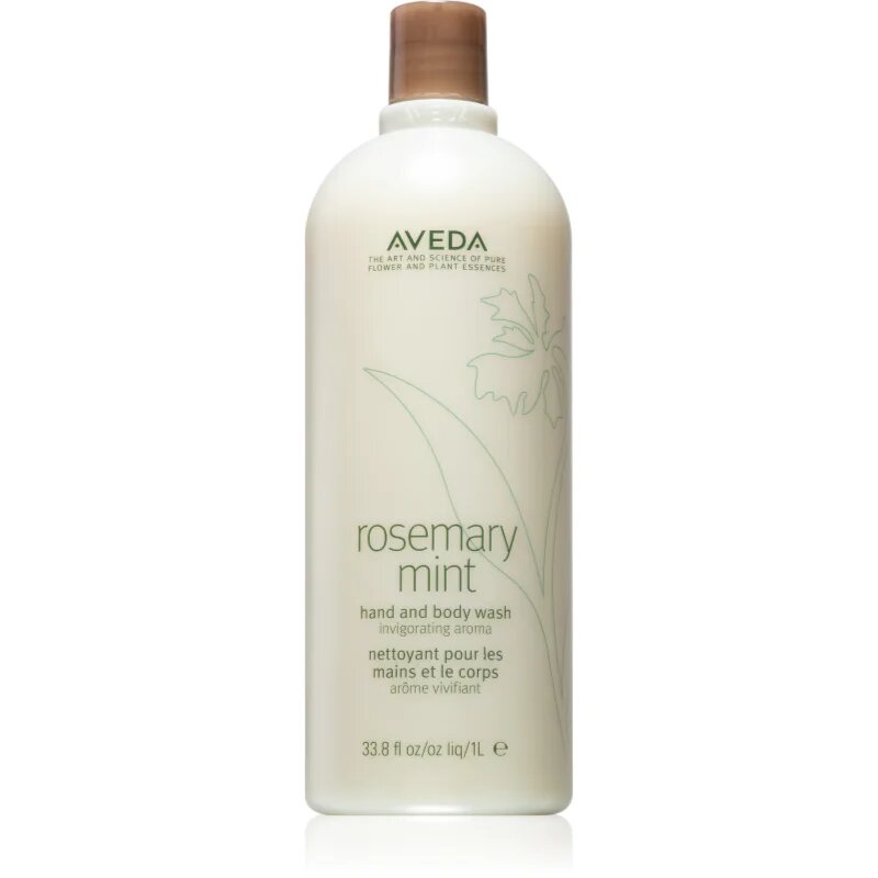 Aveda Rosemary Mint Hand and Body Wash нежен сапун за ръце и тяло 1000 мл.