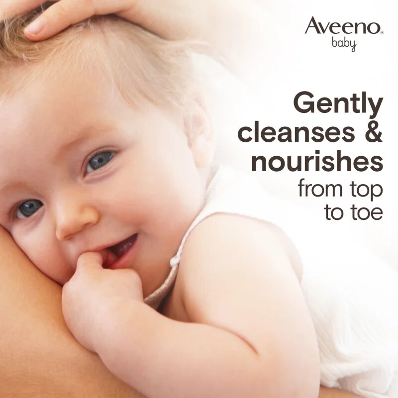 Aveeno Baby Daily Care миещ гел за тяло и коса за деца от раждането им 250 мл.