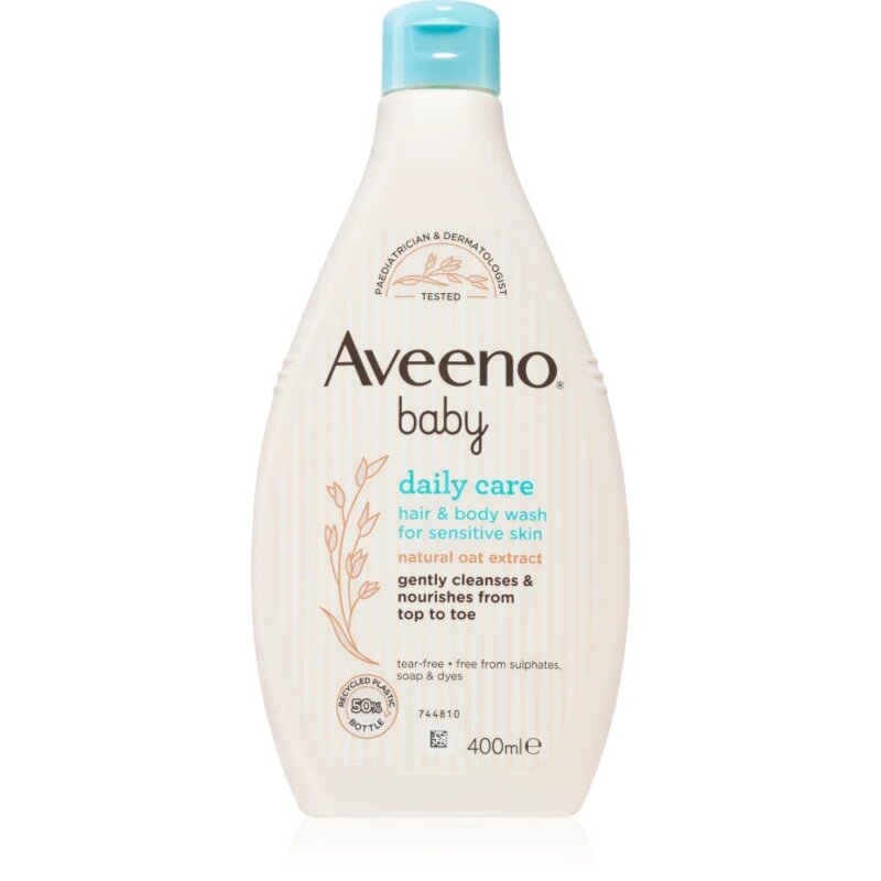 Aveeno Baby Hair&Body Wash детски шампоан за коса и тяло 400 мл.