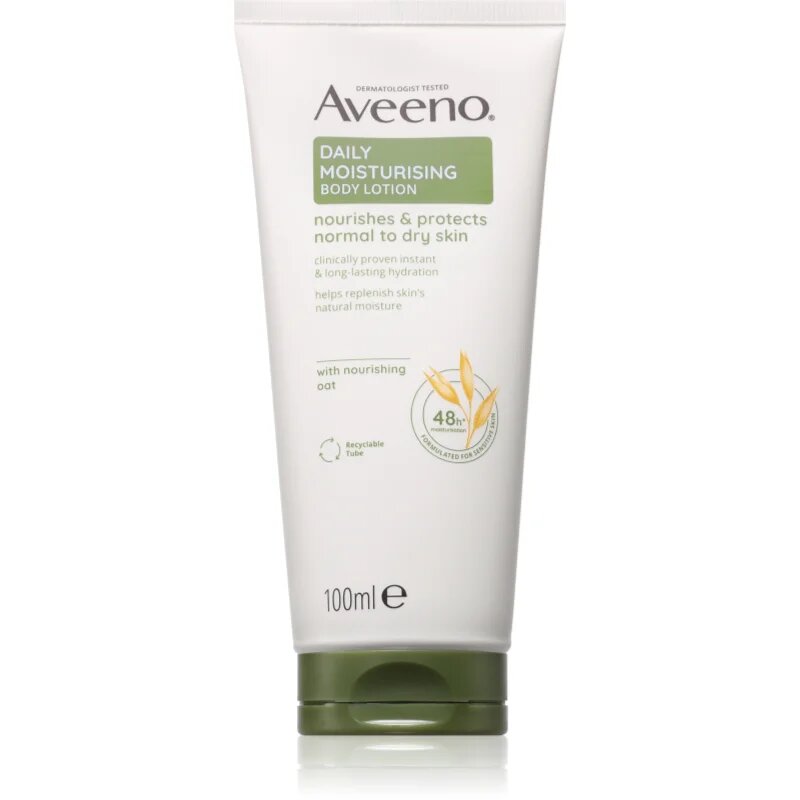 Aveeno Daily Moisturising Cream хидратиращ лосион за тяло 100 мл.