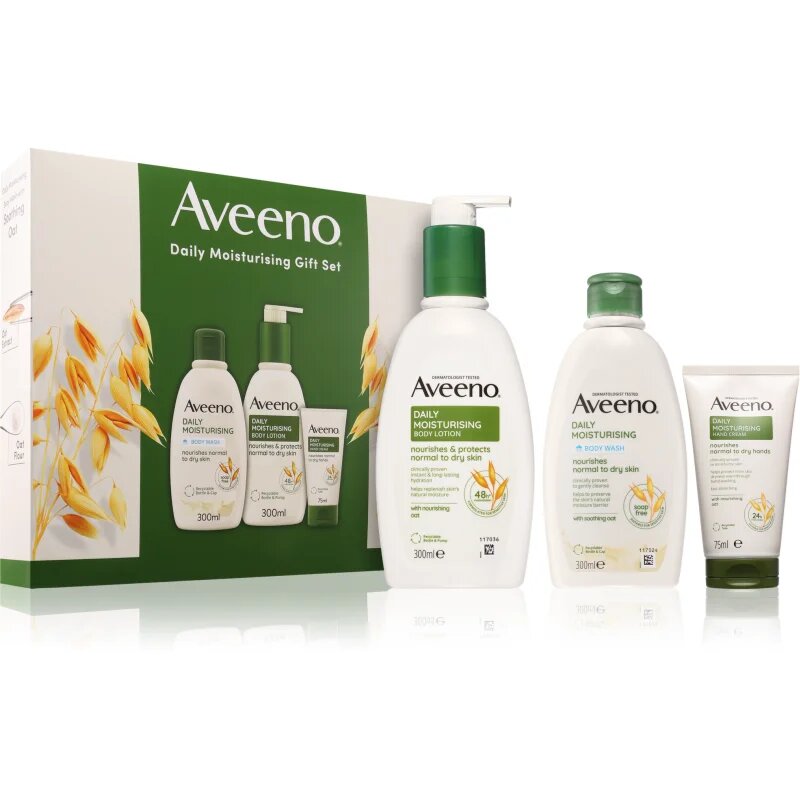 Aveeno Daily Moisturising Gift Set подаръчен комплект за тяло