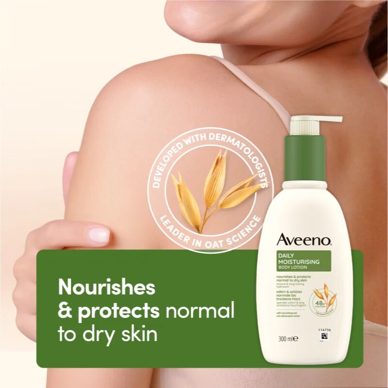 Aveeno Daily Moisturising Lotion подхранващ лосион за тяло 300 мл.