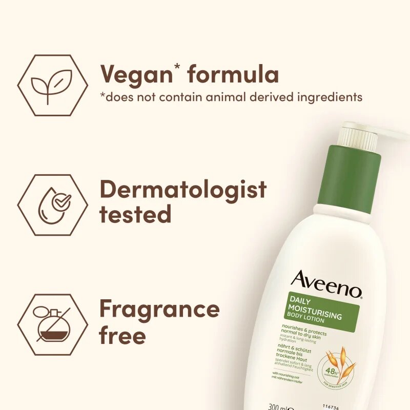 Aveeno Daily Moisturising Lotion подхранващ лосион за тяло 300 мл.