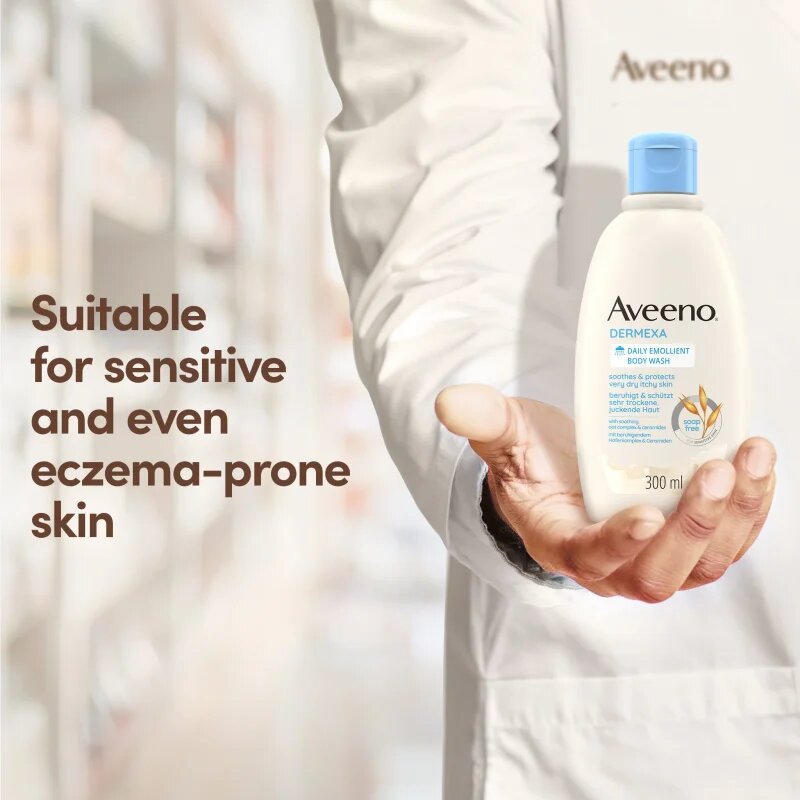 Aveeno Dermexa Daily Emollient Body Wash успокояващ душ гел 300 мл.