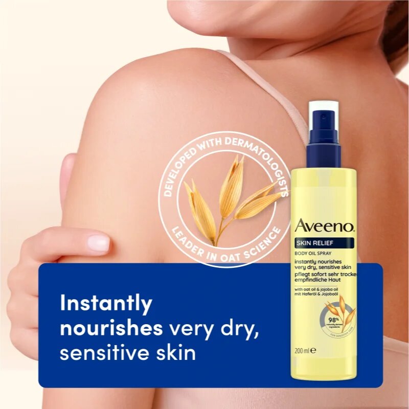 Aveeno Skin Relief Body Oil Spray олио спрей за тяло 200 мл.