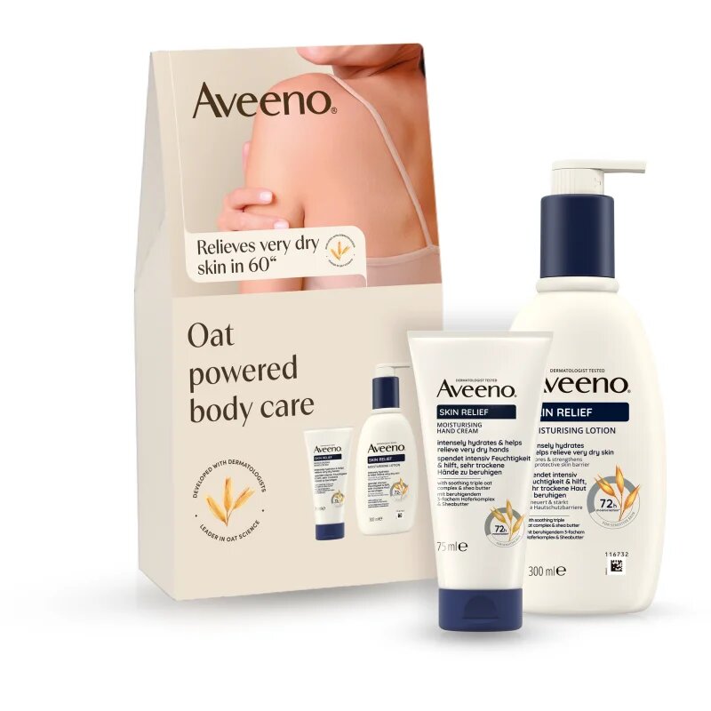 Aveeno Skin Relief комплект за интензивна хидратация за суха и чувствителна кожа