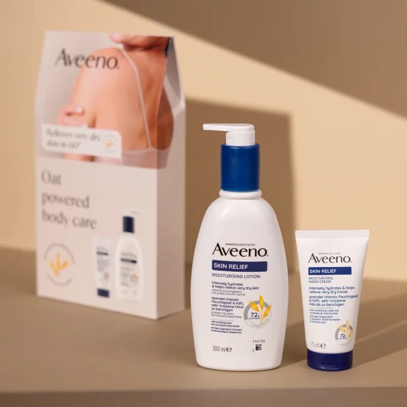 Aveeno Skin Relief комплект за интензивна хидратация за суха и чувствителна кожа