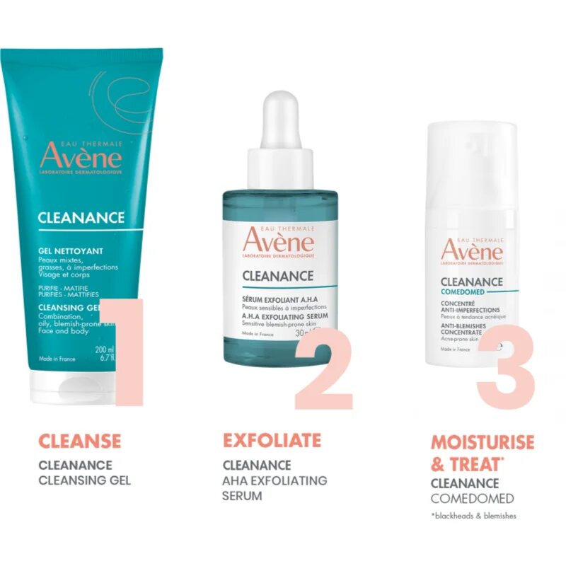 Avene Cleanance A.H.A Exfoliating Serum АНА ексфолиращ серум 30 мл.