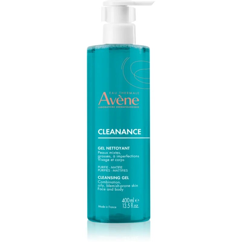 Avene Cleanance Cleansing Gel почистващ гел за мазна кожа склонна към акне 400 мл.