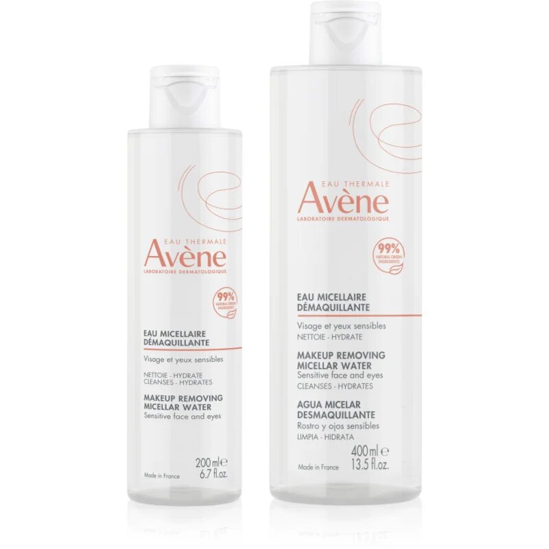 Avene Eau Micellare Duo изгодна опаковка за перфектно почистена кожа