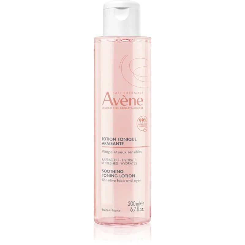 Avene Soothing Toning Lotion успокояващ тоник за чувствителна кожа на лицето и околоочен контур 200 мл.