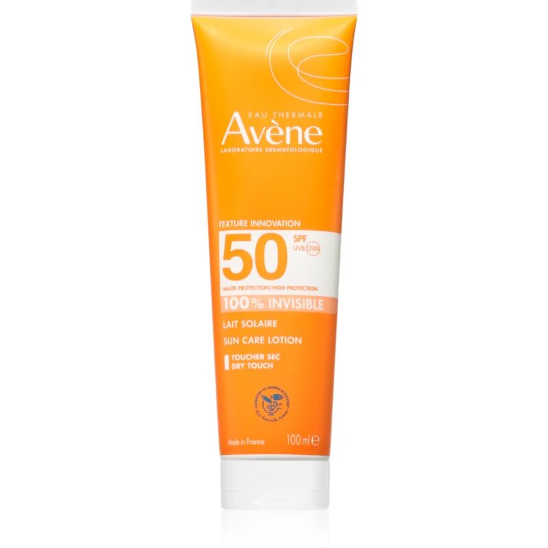 Avene Sun Care Lotion 100% Invisible водоустойчив лосион за слънце SPF 50 100 мл.