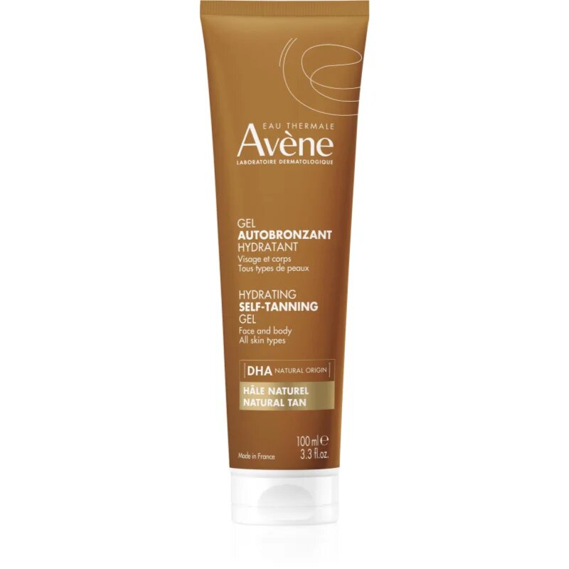 Avene Sun Hydrating Self-Tanning Gel бронзиращ гел за лице и тяло за всеки тип кожа на лицето 100 мл.