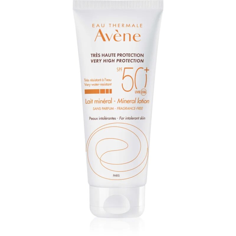 Avene Sun Mineral Lotion защитно мляко без химически филтри и ароматизатори SPF 50+ 100 мл.