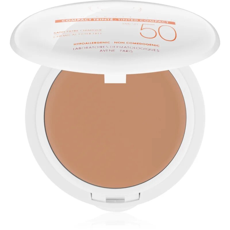 Avene Sun Mineral Tinted Compact компактен грим SPF 50 цвят Sable - Beige 10 гр.