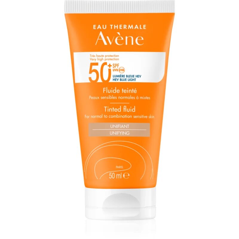 Avene Sun Tinted Fluid лек тониращ флуид SPF 50+ 50 мл.
